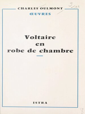 cover image of Voltaire en robe de chambre